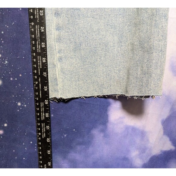 Juicy Couture Pink Logo Cargo Jeans Y2K Wide Leg Raw Hem Size 0/24 Lunita - Picture 4 of 10